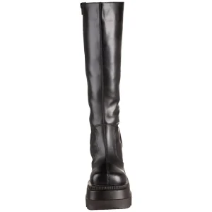 Vegan 11,5 cm SHAKER-100 demoniacult bottes talon compensé