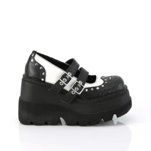 Vegan 11,5 cm SHAKER-27 demoniacult plateforme chaussure alternative noir