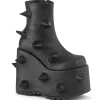 Vegan 18 cm SLAY-77 demoniacult plateforme bottines alternative noir