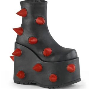 Vegan 18 cm SLAY-77-2 DemoniaCult plateforme bottines alternative noir