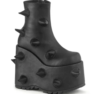 Vegan 18 cm SLAY-77 demoniacult plateforme bottines alternative noir