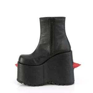 Vegan 18 cm SLAY-77-2 DemoniaCult plateforme bottines alternative noir
