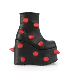 Vegan 18 cm SLAY-77-2 DemoniaCult plateforme bottines alternative noir