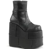 Vegan 18 cm STACK-201 cyberpunk bottines homme plateforme extrême