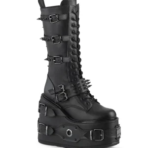 Vegan 14 cm SWING-327 plateforme bottes hautes femme à lacets