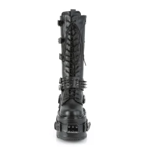 Vegan 14 cm SWING-327 plateforme bottes hautes femme à lacets