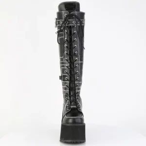 Vegan 14 cm SWING-260 plateforme bottes hautes femme à lacets