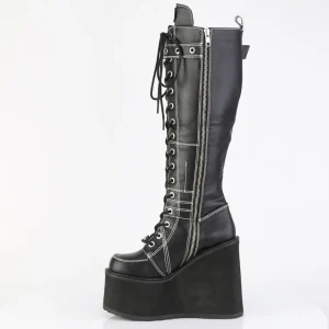 Vegan 14 cm SWING-260 plateforme bottes hautes femme à lacets