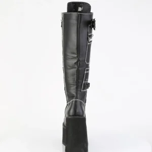 Vegan 14 cm SWING-260 plateforme bottes hautes femme à lacets