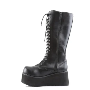 Vegan 8,5 cm TRASH502 cyberpunk plateforme bottes hautes homme noir
