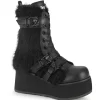 Vegan 8,5 cm TRASH218 plateforme bottes hommes à boucles