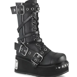 Vegan 8,5 cm TRASH250 plateforme bottes hommes à boucles