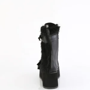 Vegan 8,5 cm TRASH218 plateforme bottes hommes à boucles