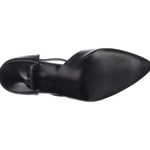 Vegan 10 cm VANITY-415 escarpins à talon aiguille t-strap noires