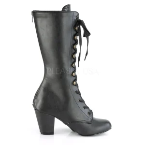 Vegan 7,5 cm VIVIKA-205 Bottines victoriennes à lacets