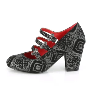 Vegan 8 cm VIVIKA-38 gothic escarpins maryjane ailes de chauve-souris