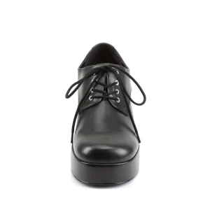 Vegan JAZZ-02 disco chaussures de proxénète hommes 70 à plateforme noir