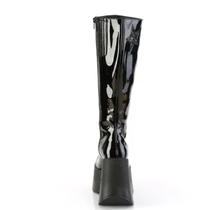 Vegan noires 13 cm DYNAMITE-218 bottes compensées plateforme emo punk