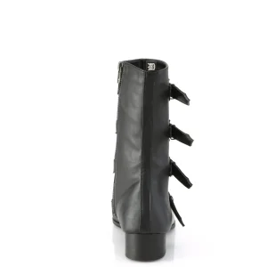 Vegan WARLOCK-110-B bottines bout pointu - bottines winklepicker homme 4 boucles