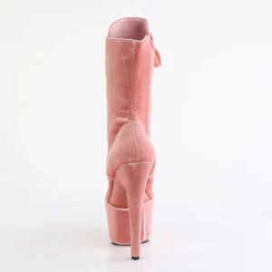 Velours 18 cm ADORE-1045VEL bottines à talons aiguilles rose + protection