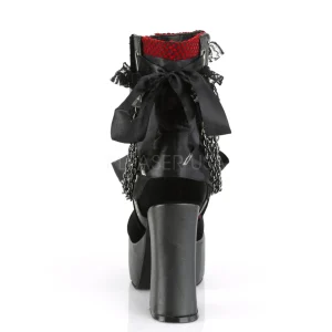 Velours 11,5 cm CHARADE-110 bottines demoniacult plateforme