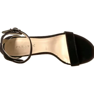 Velours 13 cm Pleaser AMUSE-10 sandales à talons aiguilles