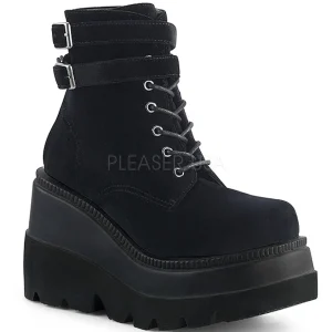 Velours 11,5 cm SHAKER-52 bottines lolita gothique semelles compensées