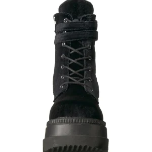 Velours 11,5 cm SHAKER-52 bottines lolita gothique semelles compensées