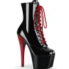 Verni 18 cm ADORE-1020 pleaser bottines à talons rouges