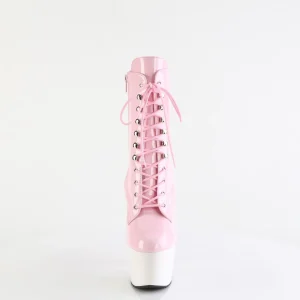 Verni 18 cm ADORE-1020 pleaser bottines à semelles blanc