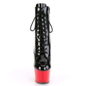 Verni 18 cm ADORE-1020 pleaser bottines à semelles rouges