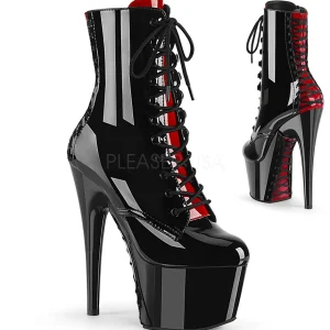 Verni 18 cm ADORE-1020FH bottines femmes plateforme corsage