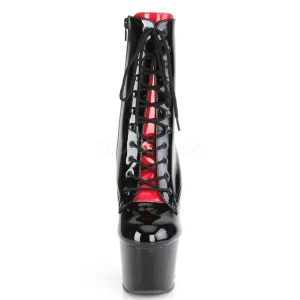Verni 18 cm ADORE-1020FH bottines femmes plateforme corsage