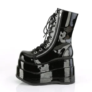 Verni 11,5 cm BEAR-265 emo femmes bottines double plateforme à lacets