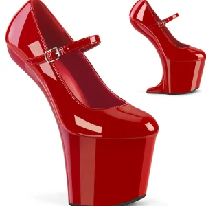 Verni 20 cm CRAZE-880 Heelless escarpins pony talons rouges