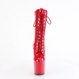 Verni 20 cm CRAZE-1040 Heelless bottines pony talons rouges