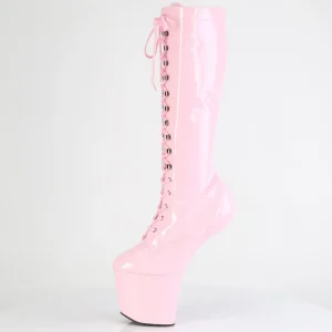 Verni 20 cm CRAZE-2023 Heelless bottes pony talons rose