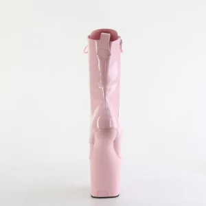 Verni 20 cm CRAZE-1040 Heelless bottines pony talons rose