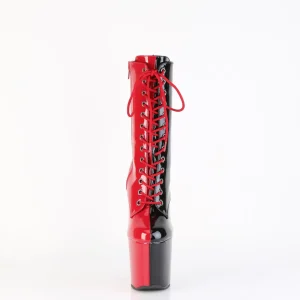 Verni 20 cm CRAZE-1040TT Heelless bottines pony talons rouges