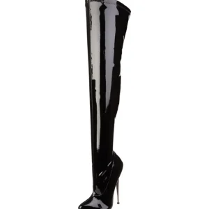 Verni 16 cm DAGGER-3000 bottes overknee femme