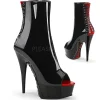 Verni 15 cm DELIGHT-1025 bottines bout ouvert