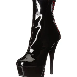 Verni 15 cm DELIGHT-1010 bottines plateforme pour femmes