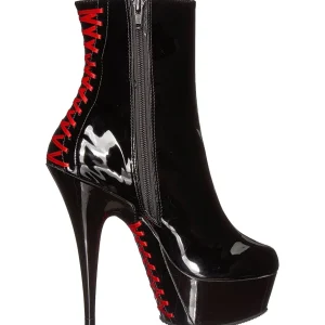 Verni 15 cm DELIGHT-1010 bottines plateforme pour femmes