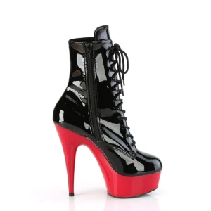 Verni 15,5 cm DELIGHT-1020 Bottines Plateforme Rouge