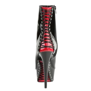 Verni 15 cm DELIGHT-1025 bottines bout ouvert