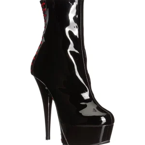 Verni 15 cm DELIGHT-1010 bottines plateforme pour femmes