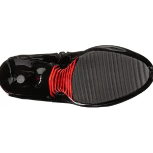 Verni 15 cm DELIGHT-1010 bottines plateforme pour femmes