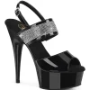 Verni 15 cm DELIGHT-639 chaussures de soirée femmes