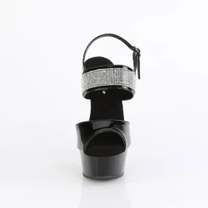 Verni 15 cm DELIGHT-639 chaussures de soirée femmes