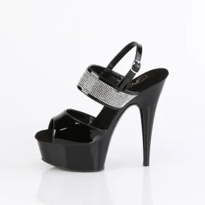 Verni 15 cm DELIGHT-639 chaussures de soirée femmes
